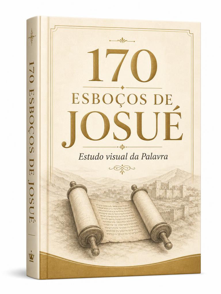 Capa do estudo 170 Esboços de Josué